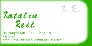 katalin reil business card